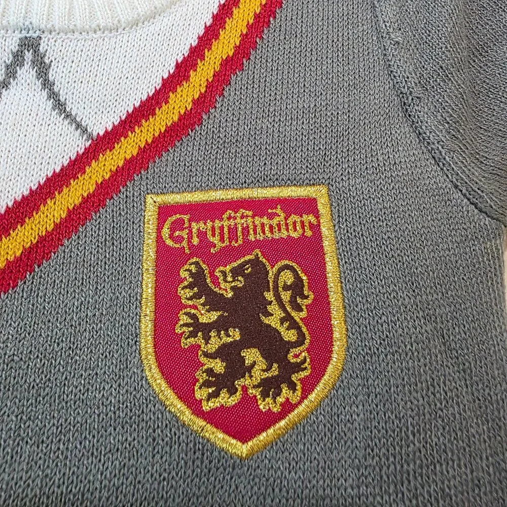 Harry Potter Gryffindor Toddler Girl Dress Up Sweater Dress Short Sleeve 12M-3T